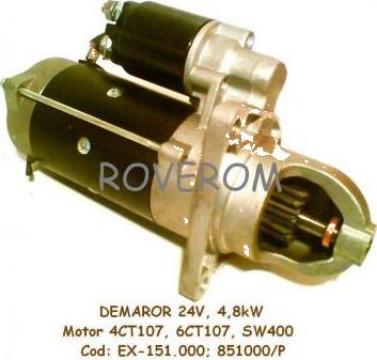 Demaror 24V, 4,8kW Motor 4CT107, 6CT107, SW400