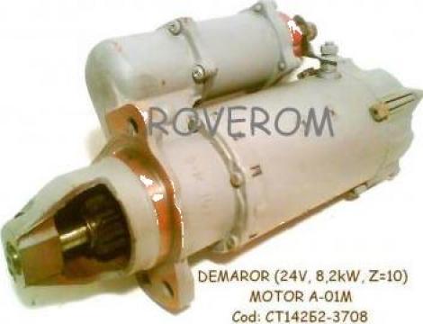 Demaror 24V, 8,2kW, Z=10, KamAZ, Ural, Zil motor A-01