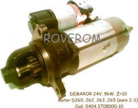 Demaror 24V, 9kW, Z=10, motor D-260, D-262, D-263, D-265