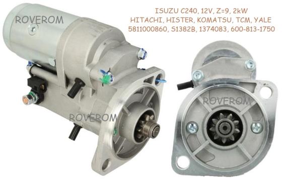 Demaror Isuzu C240, Hitachi, Hister, Komatsu, TCM, Yale, 12V