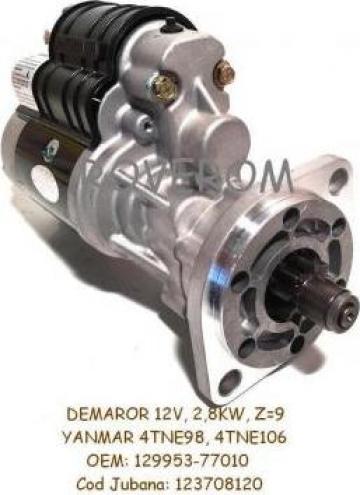 Demaror cu reductor, Yanmar 4TNE98, 4TNE106, Komatsu 4D106