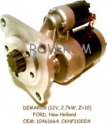 Demaror tractor 12V, 2,7kW, Z=10, Ford, New Holland, Case