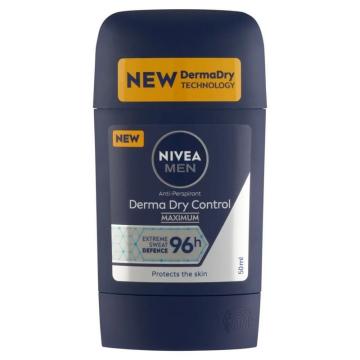 Deodorant in bara Nivea Men Derma Dry Control - 50 ml