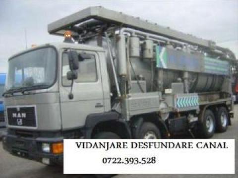 Desfundare canale, vidanjare
