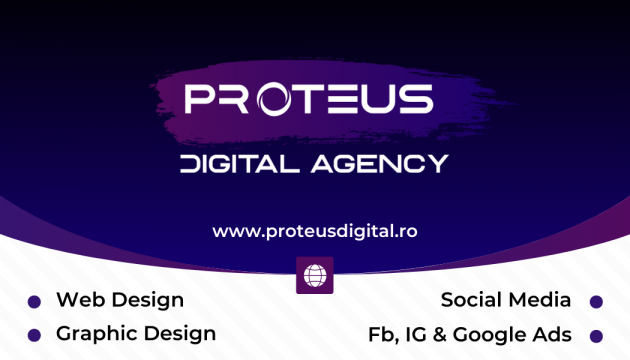 Design grafic pentru materiale promotionale