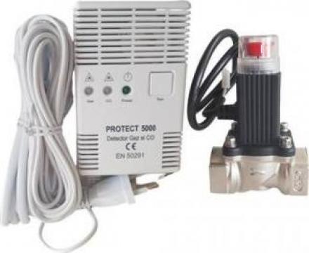 Detector gaz si monoxid 3/4 cu electrovana P5000 Protect
