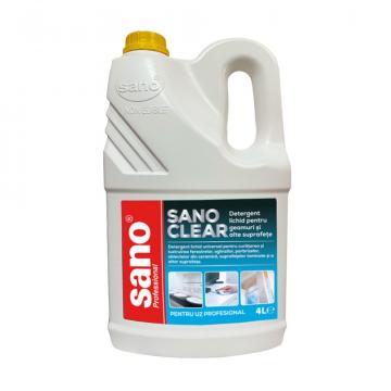 Detergent Sano pentru geamuri si oglinzi, 4 litri