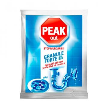 Detergent WC Peak Out apa rece granule, 60 g