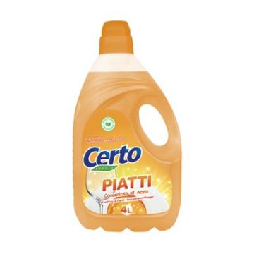 Detergent concentrat de vase otet, Certo, 4 litri