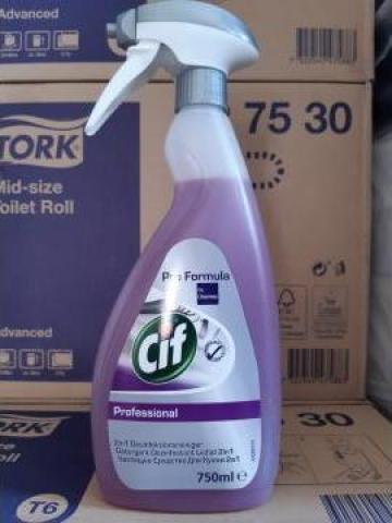 Detergent dezinfectant Cif profesional 2in1 la 750 ml