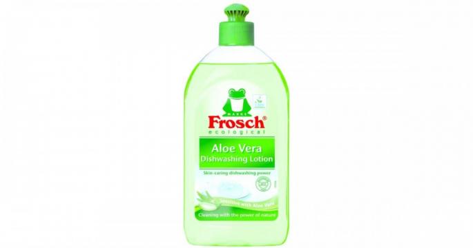 Detergent lichid de spalat vase cu Aloe vera Frosch 500ml