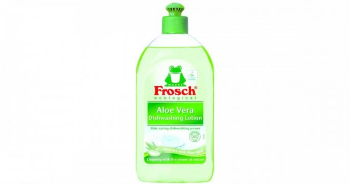 Detergent lichid de spalat vase cu Aloe vera Frosch 500ml