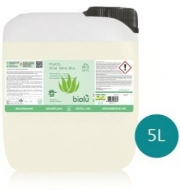Detergent pentru spalat vase cu aloe vera ecologic 5l Biolu