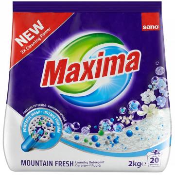 Detergent pudra Sano Maxima Mountain Fresh (2 kg)