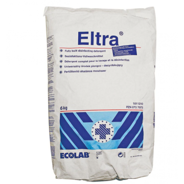 Detergent pulbere cu dezinfectant Ecolab, Eltra 6 kg