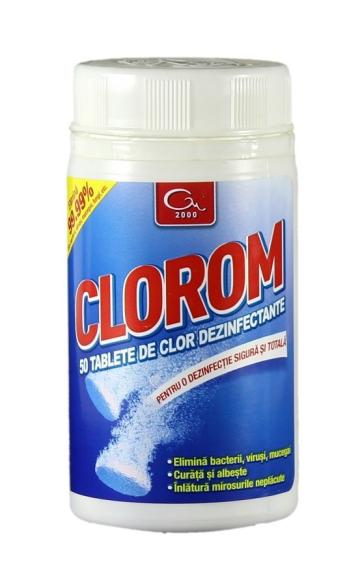 Dezinfectant clorigen Clorom - 50 tablete