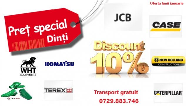 Dinti JCB, CAT, Komatsu, Case, Terex