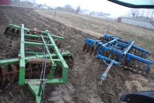 Disc agricol plug cu 3,4,5 cormene tractor Kuhn, Huard