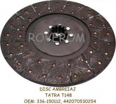 Disc ambreiaj Tatra T148 (butuc scurt), D=350mm,Z=10caneluri