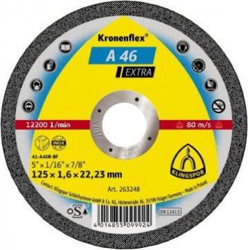 Disc debitare Klingspor 125x1,6 A46Extra