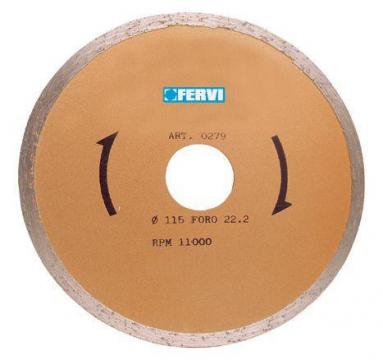 Disc diamantat 115 mm pentru placi ceramice 0279