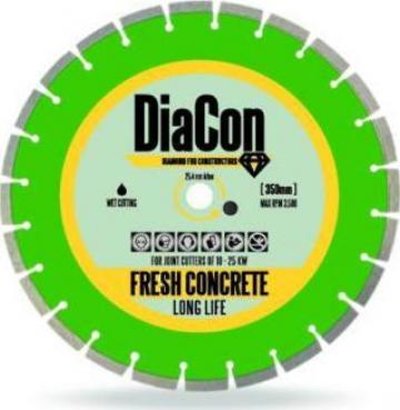 Disc diamantat beton proaspat DiaCon 350 mm