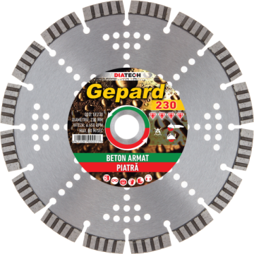 Disc diamantat pentru beton armat Gepard