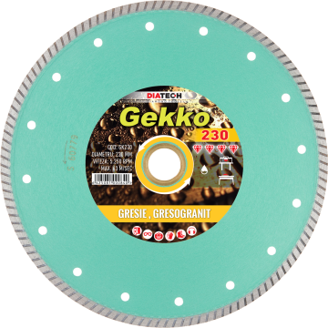 Disc diamantat pentru gresie Gekko