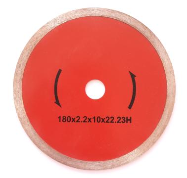 Disc diamantat pentru taiat ceramica cu banda continua D180