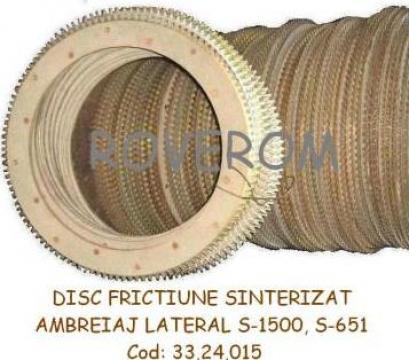 Disc sinterizat ambreiaj lateral S-1500, S-651