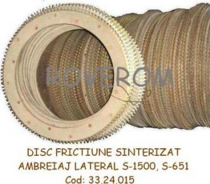 Disc sinterizat ambreiaj lateral buldozer S-1500, S-651