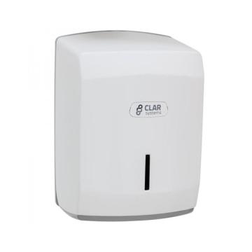 Dispenser rola prosop din plastic cu derulare centrala