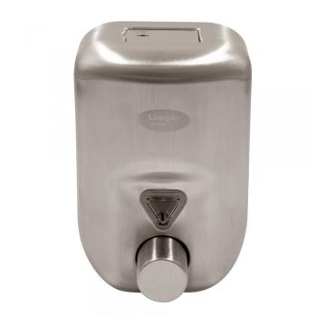 Dozator sapun din inox satinat, 0.82 L, Limpio SD 82