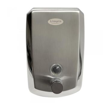 Dozator sapun inox satinat, 0.8 L, Limpio SD81