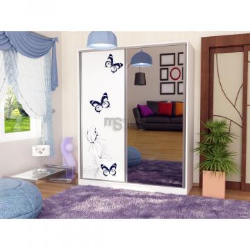 Dressing 2 usi copii Fluturi cu oglinda
