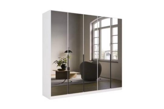 Dulap alb alpin/ oglinda Grey 226x210x54cm Skyla