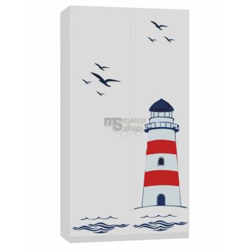 Dulap copii 2 usi Lighthouse