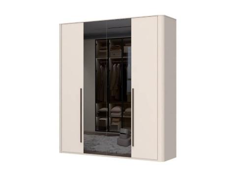Dulap cu 4 usi cu oglinda 198x225x56cm Rondo
