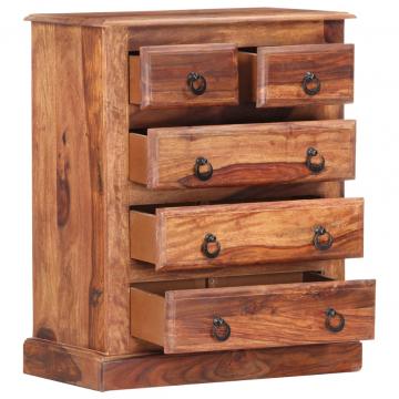 Dulap cu sertare, 60x35x75 cm, lemn masiv de sheesham