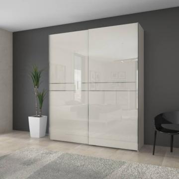 Dulap cu usi glisante 182x224x61cm Piano Beige