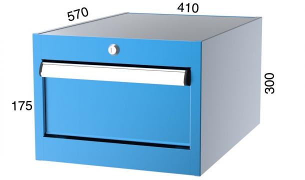 Dulap metalic cu 1 sertar 410x570x300 mm