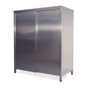 Dulap vertical din inox, cu 4 polite, 600 mm