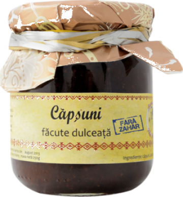 Dulceata de capsuni fara zahar