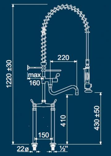 Dus prespalare vase cu 2 robineti 547196