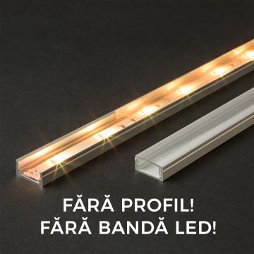 Ecran transparent pentru profil aluminiu LED - 1000 mm