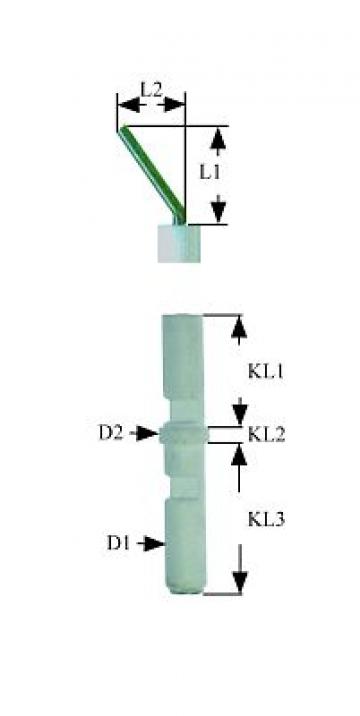 Electrod de aprindere piezo 100707