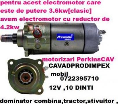 Electromotor CAV stivuitor, combina, tractor Perkins, Massey