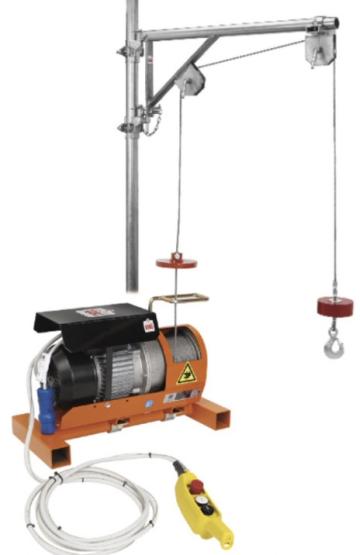 Electropalan profesional 100 kg, 2 x 40 metri cablu