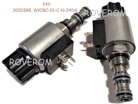 Electrovalva 24V, Hydac 3020388, WK08C-01-C-N-24DG