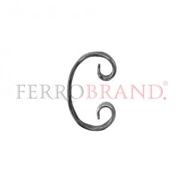 Element decorativ fier forjat C 110 x 60 mm